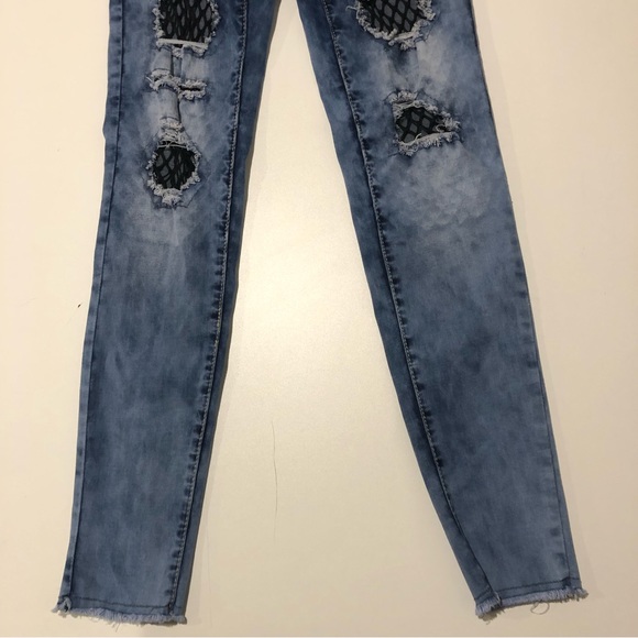 Revamped Denim Jeggings Size 3 - Picture 5 of 6